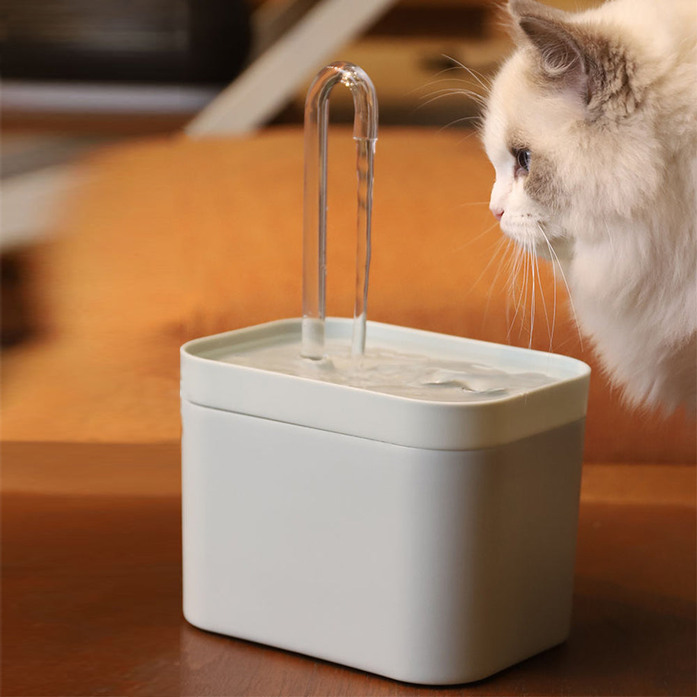 Automatic Cat Water Fountain USB Electric Mute Cat Drinker Bowl Recirculate Drinker For Cats