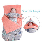 Newborn Baby Cocoon Model Sleeping Bag Infant Boy Girl, Swaddle Blanket For Baby Kids