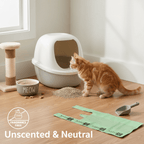 Cat Litter Bags – 8" x 16" with 5" Gusset & Handles | Leak-Resistant | Made in USA