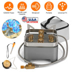 12000W Portable Camping Stove Windproof Backpacking Burner with Carrying Case Igniter.