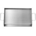 Stove Top Griddle, 23.5"x16" Pre-Seasoned Stainless Steel, Rectangular Double Burner