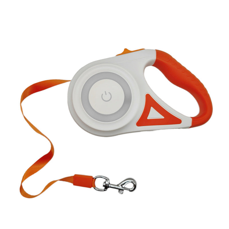 Dog Leash Light Retractable Traction Belt Durable Large Dog Walk Run Automatic Cat Lead