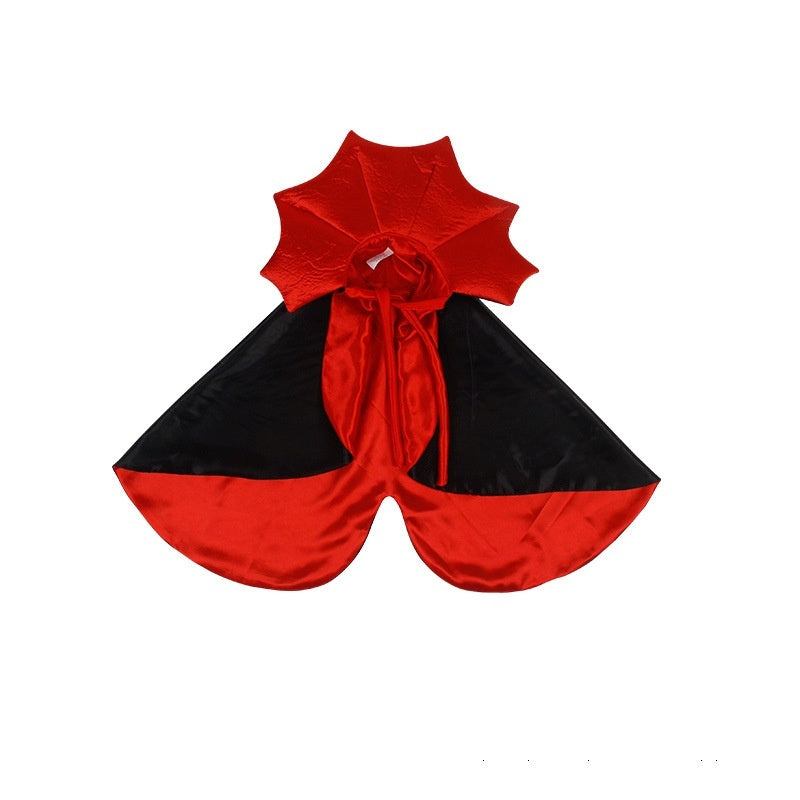 Halloween Pet Costumes Vampire Cloak Small Dog Cat Kitten Puppy Dress Kawaii Pet Clothes
