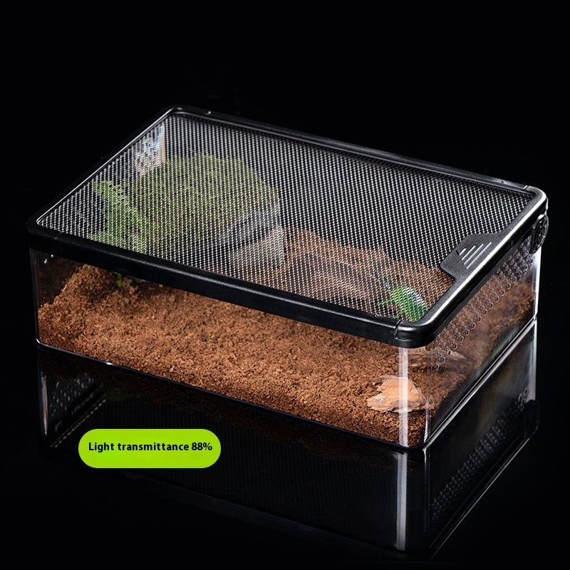 Track Box Feeding Turtle Hamster Corn Snake Cage Cylinder Anti-escape Climbing