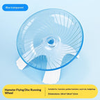 Hamster Running Wheel Flying Saucer Silent No-stick Feet Exercise Treadmill