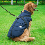 Reflective Large Dog Clothes Cold-proof Warm Pet Coat Waterproof Autumn And Winter Coat