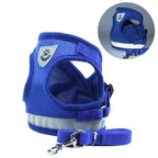 Dog Harness and Leash Set For  Small Medium Dogs Nylon Mesh Puppy Cat Harnesses