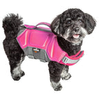 Dog Helios ® 'Tidal Guard' Multi-Point Strategically-Stitched Reflective Dog Life Jacket Vest