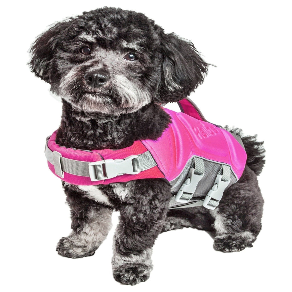 Dog Helios ® 'Tidal Guard' Multi-Point Strategically-Stitched Reflective Dog Life Jacket Vest