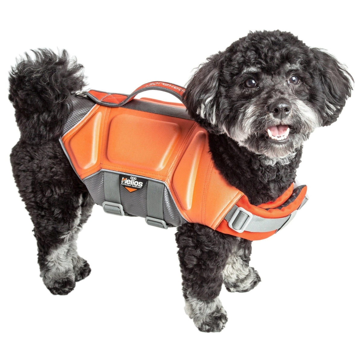 Dog Helios ® 'Tidal Guard' Multi-Point Strategically-Stitched Reflective Dog Life Jacket Vest