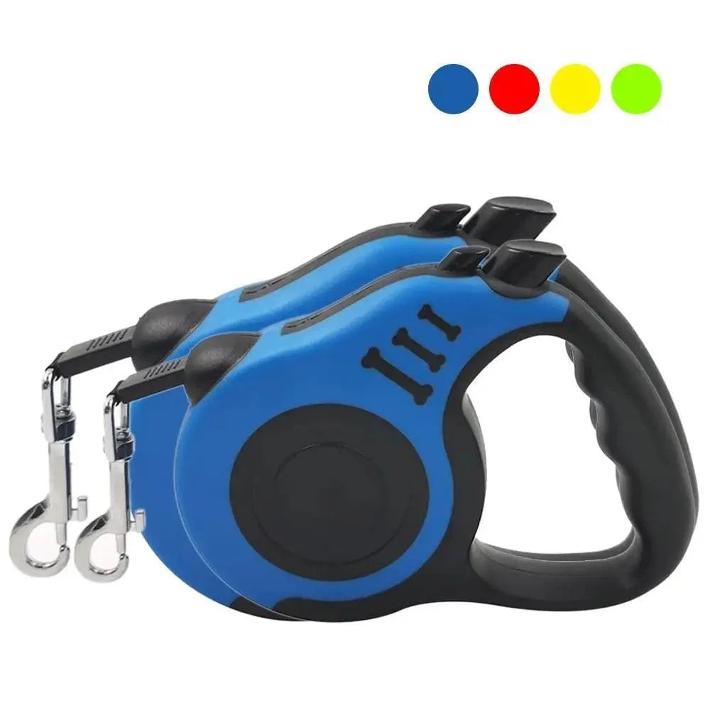 Durable Automatic Retractable No Tangle Comfortable Grip Walking Running Easy Control