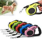 Durable Automatic Retractable No Tangle Comfortable Grip Walking Running Easy Control