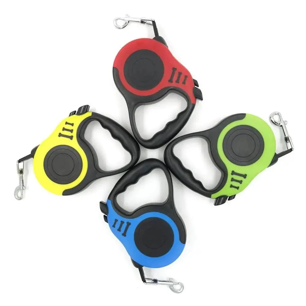 Durable Automatic Retractable No Tangle Comfortable Grip Walking Running Easy Control