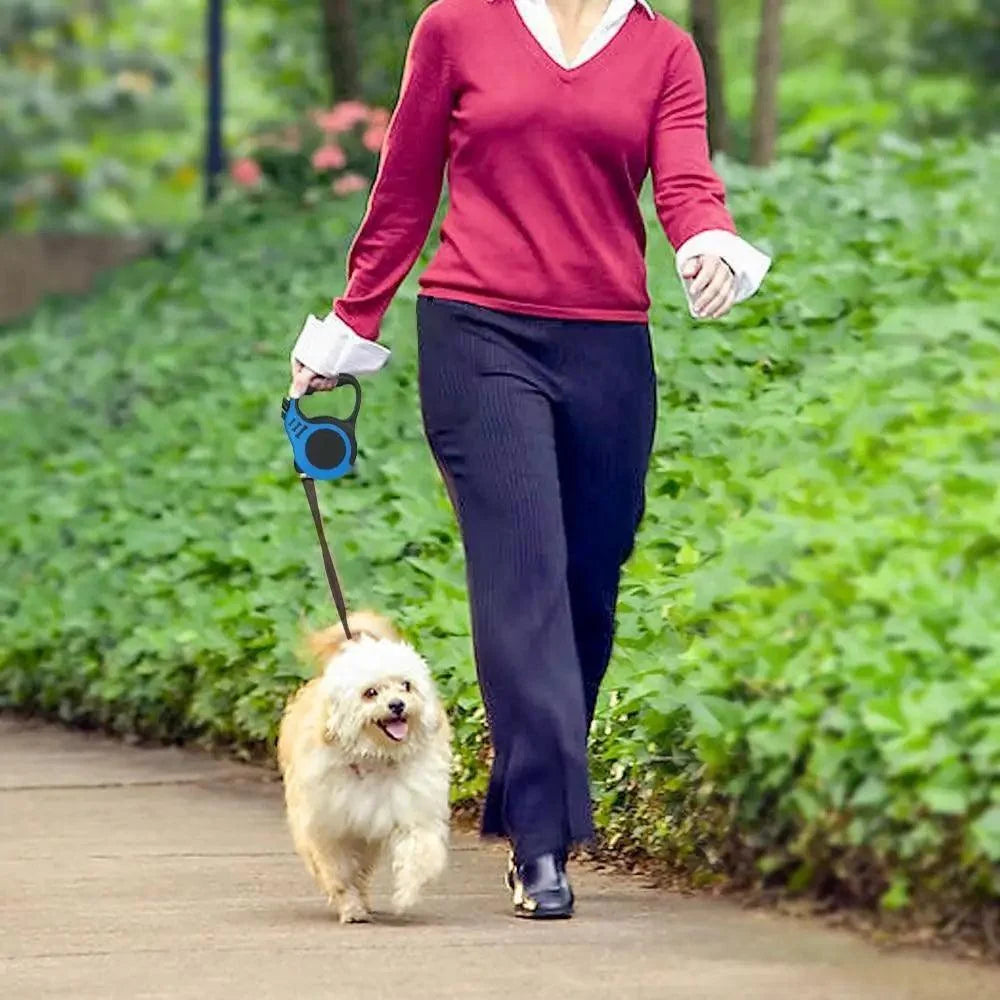 Durable Automatic Retractable No Tangle Comfortable Grip Walking Running Easy Control