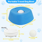 Pet Slow Feeder Non-Slip Spherical Dog Licking Bow For Liquid Treats Bone Broth Yogurt