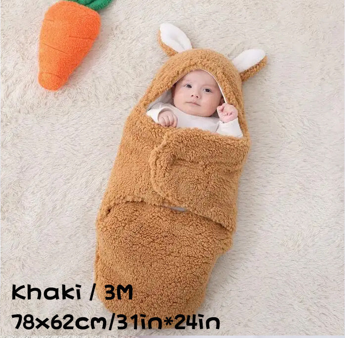 Super Soft Baby Sleeping Bag Fleece Newborn Blanket  Unisex Baby Wrap For Newborn Baby