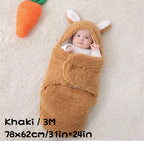 Super Soft Baby Sleeping Bag Fleece Newborn Blanket  Unisex Baby Wrap For Newborn Baby