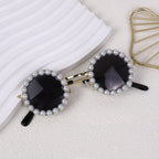 Cat And Dog Pearl Sunglasses - Pet Extravagant Funny Costumes For Party