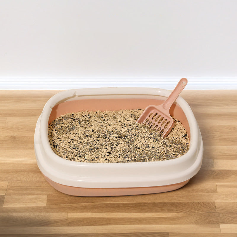 Pet Toilet Bedpan Training Sand Litter Box Cat Dog Tray With Scoop Anti-Splash Dog Toilet