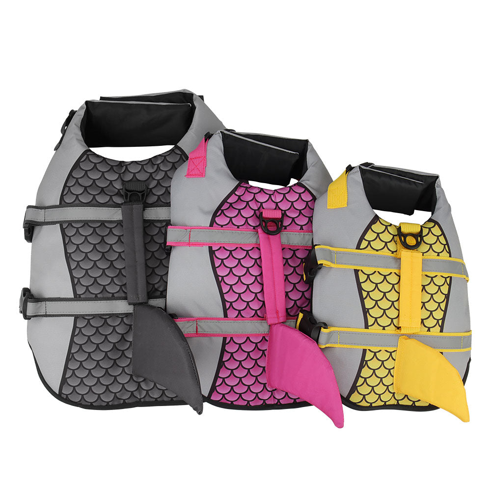 Swim Pet Dog Life Jacket Vest Clothes Life Vest Collar Harness Pets Swimming