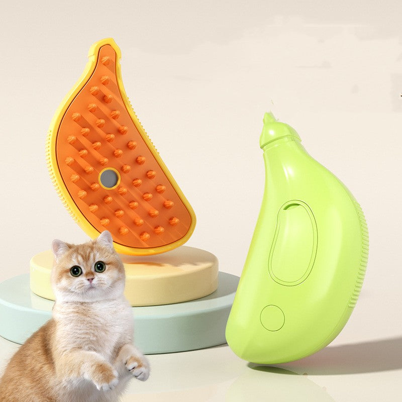3 In 1 Pet Steam Brush Cat Dog Cleaning Steamy Spray Massage Beauty Comb Hair Removal