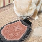 Pet Bathing Brush 2-in-1 Glove For Brushing, Massaging, Drying Grooming Kit For Dog Cat