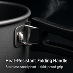 Camping Cookware Set for Outdoor Hiking and Picnics