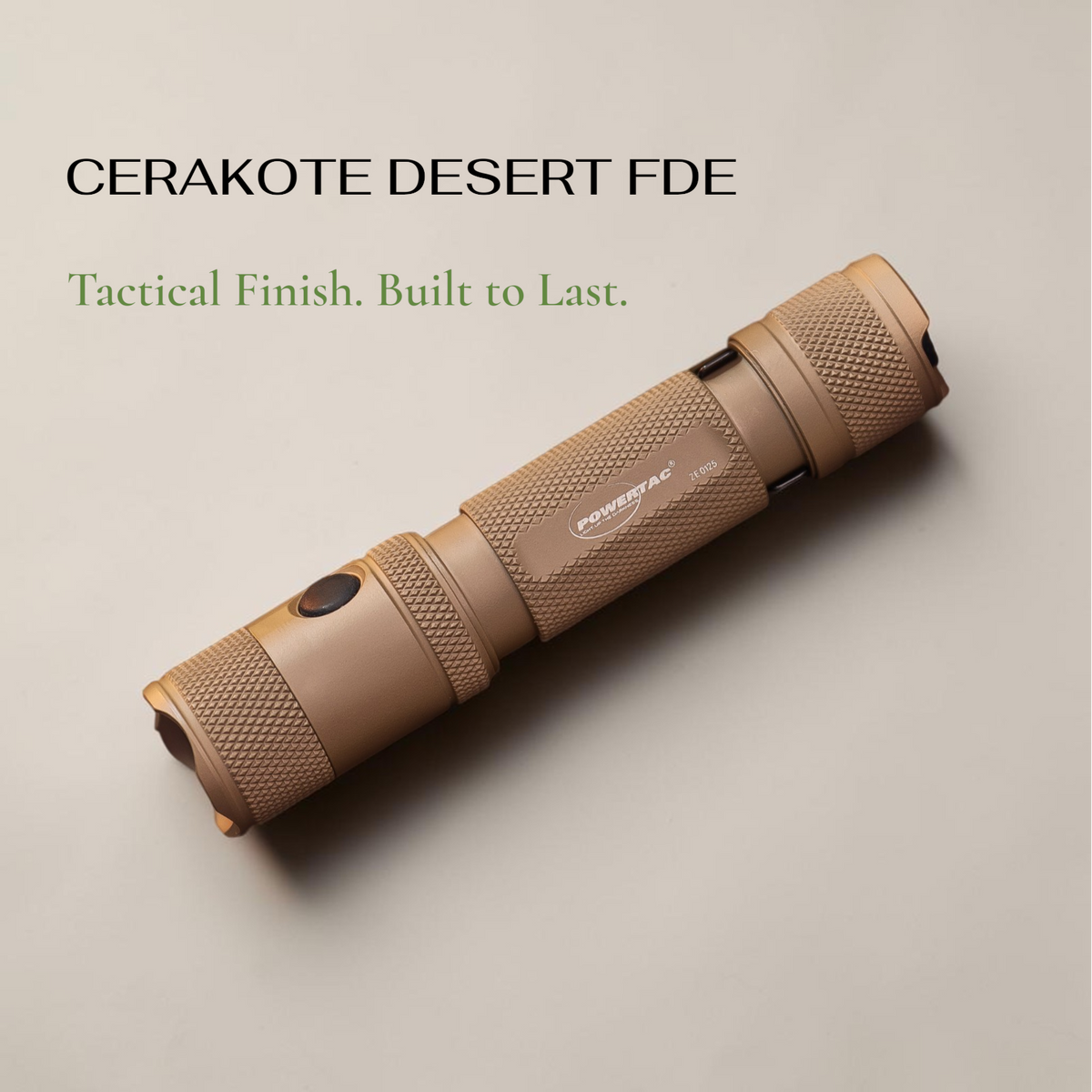 Powertac M5 Gen3 Tactical EDC Flashlight | 2030LM Super Bright