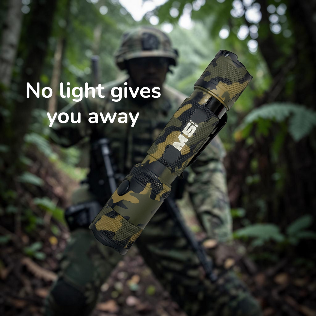 Powertac M5 Gen3 Tactical EDC Flashlight | 2030LM Super Bright