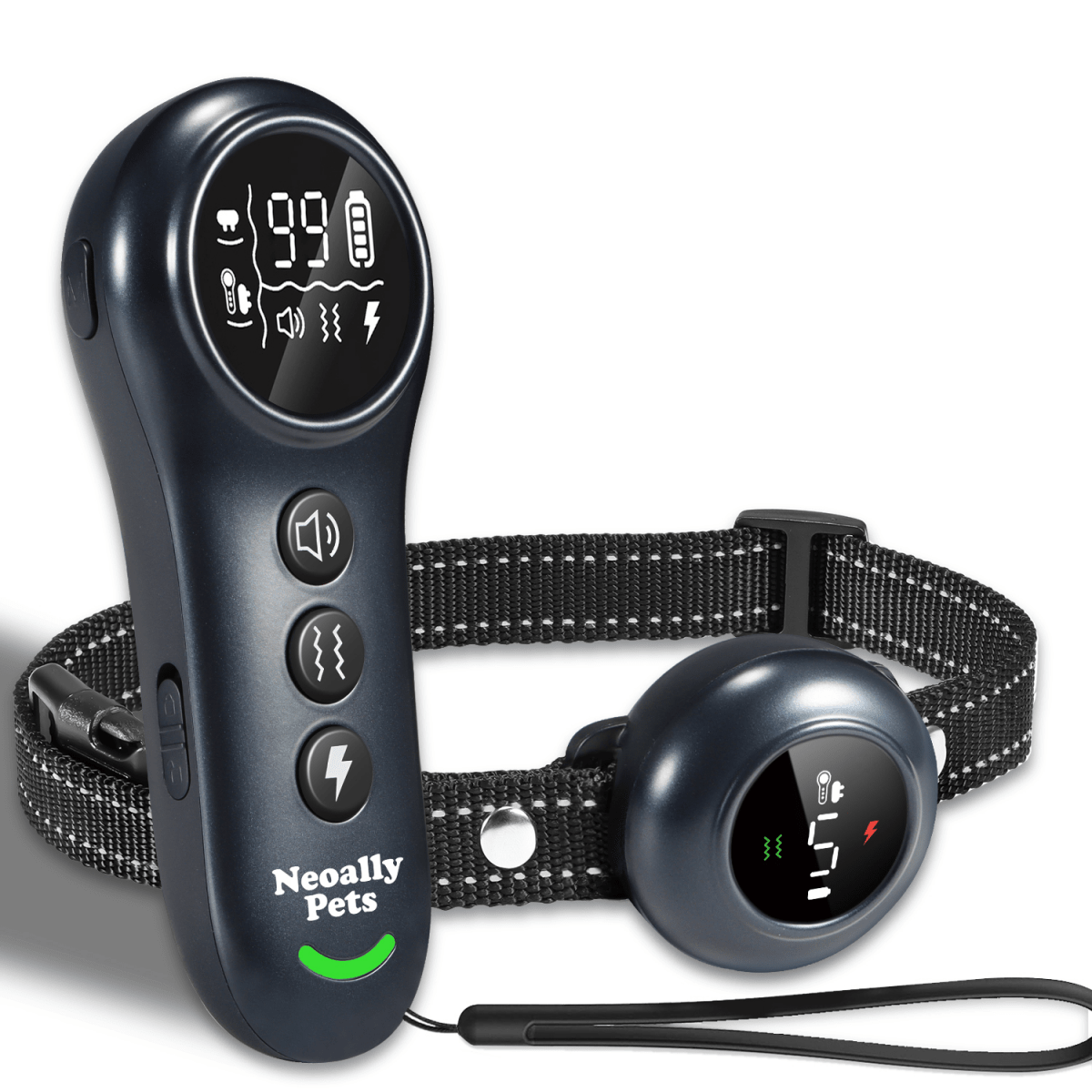 2-in-1 Training & Bark Control Collar Automatic, 5-150lbs Dogs Rechargeable, Waterproof