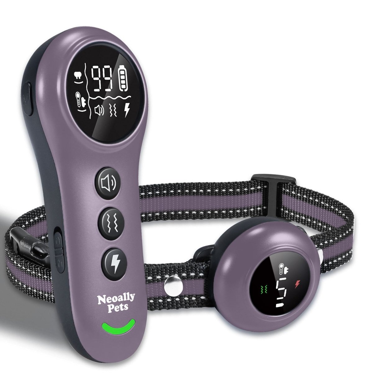 2-in-1 Training & Bark Control Collar Automatic, 5-150lbs Dogs Rechargeable, Waterproof