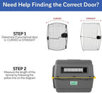 Petmate RuffMaxx Kennel Replacement Door - Black