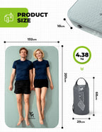Portable Inflating Sleeping Pad with Foam for Camping