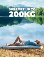 Portable Inflating Sleeping Pad with Foam for Camping