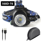 Rechargeable Adjustable 10000LM Led Headlamp Micro USB Charger Portable For Night Work