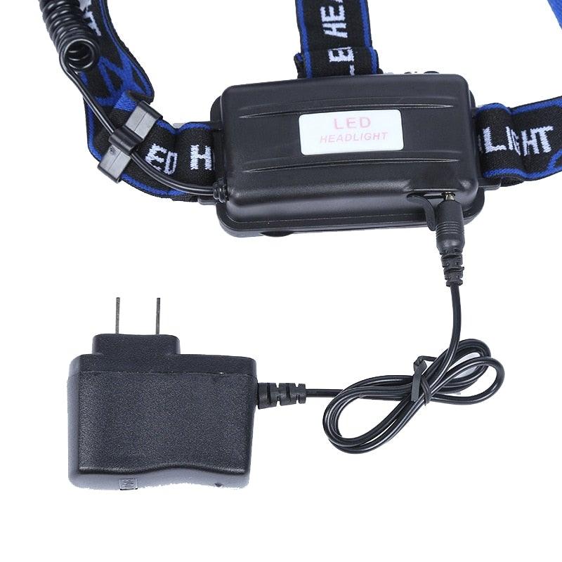 Rechargeable Adjustable 10000LM Led Headlamp Micro USB Charger Portable For Night Work