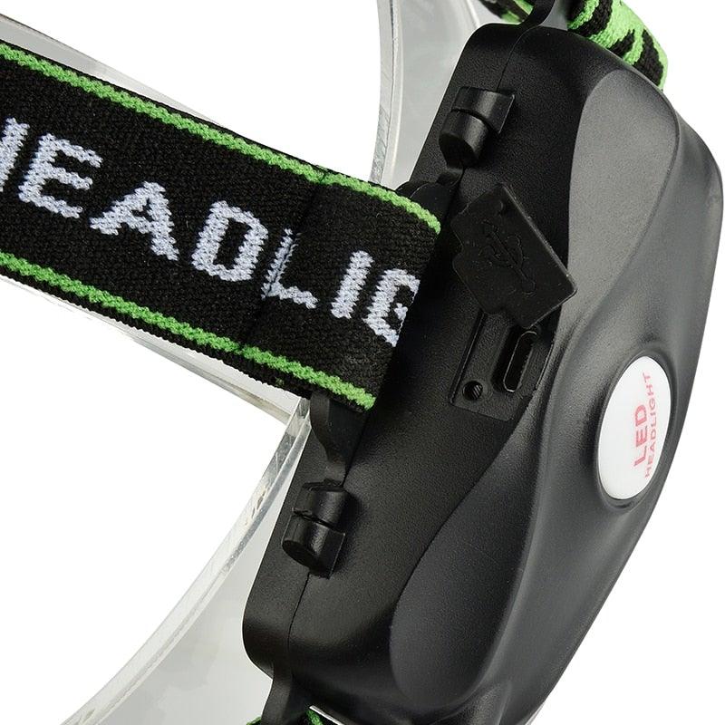 Rechargeable Adjustable 10000LM Led Headlamp Micro USB Charger Portable For Night Work