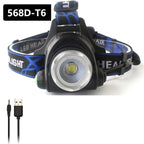 Rechargeable Adjustable 10000LM Led Headlamp Micro USB Charger Portable For Night Work