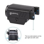 Rechargeable Spotlight Flashlight Waterproof  Adjustable High Lumen Super Bright USB LED Tactical Flashlight Gift Giving Torch Rail Mounted Flashlight For Outdoor Camping Hiking Fishing Jogging Walking
