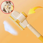 Self-Cleaning Pet Comb | Stainless Steel Grooming Brush for Dogs and Cats