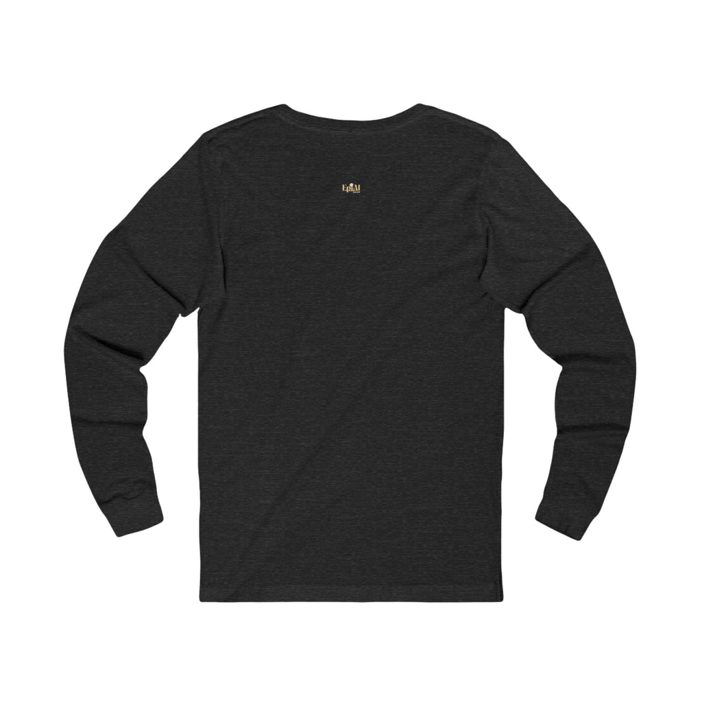 Sittin' Kitten Long Sleeve Tee for Cat Lovers