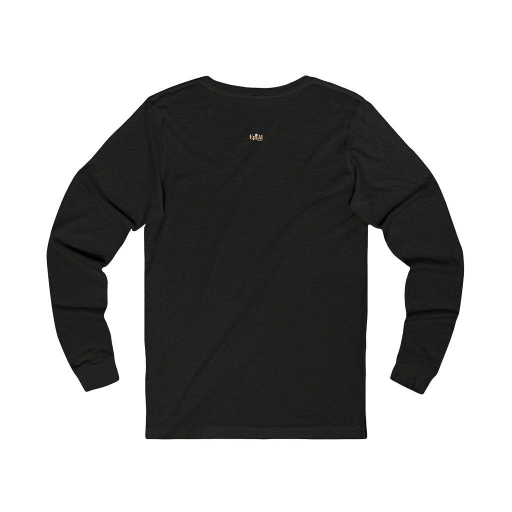 Sittin' Kitten Long Sleeve Tee for Cat Lovers