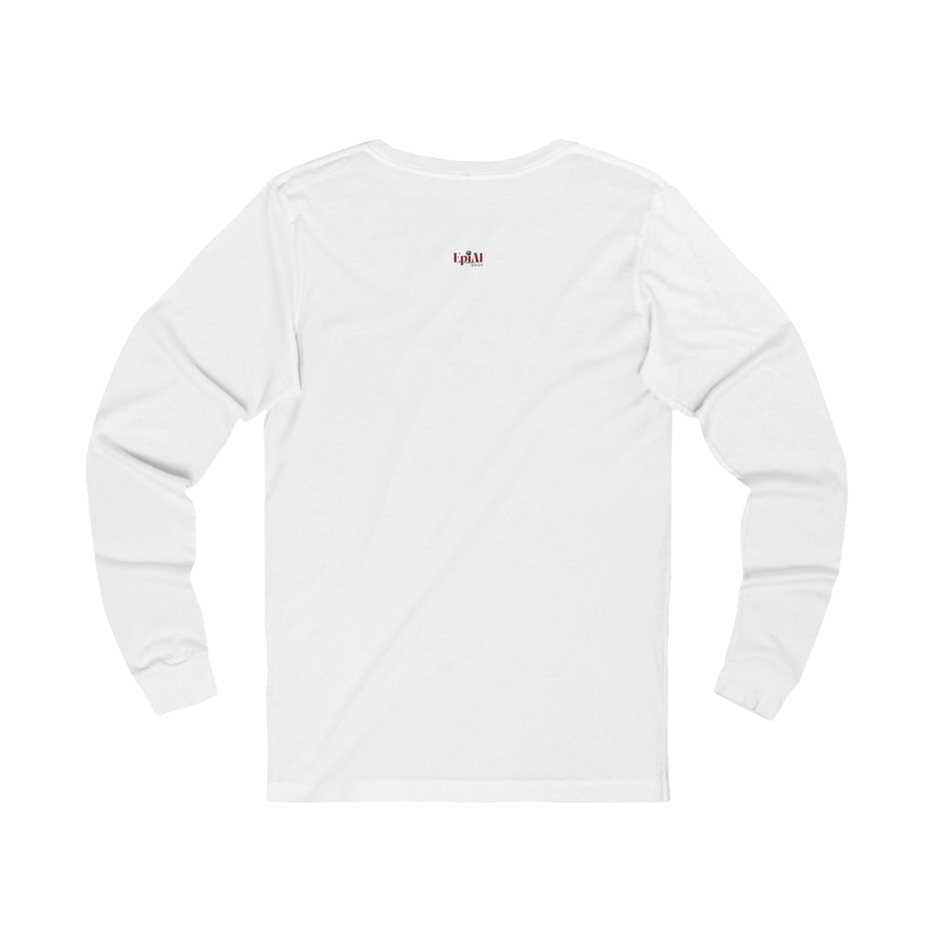 Sittin' Kitten Long Sleeve Tee for Cat Lovers