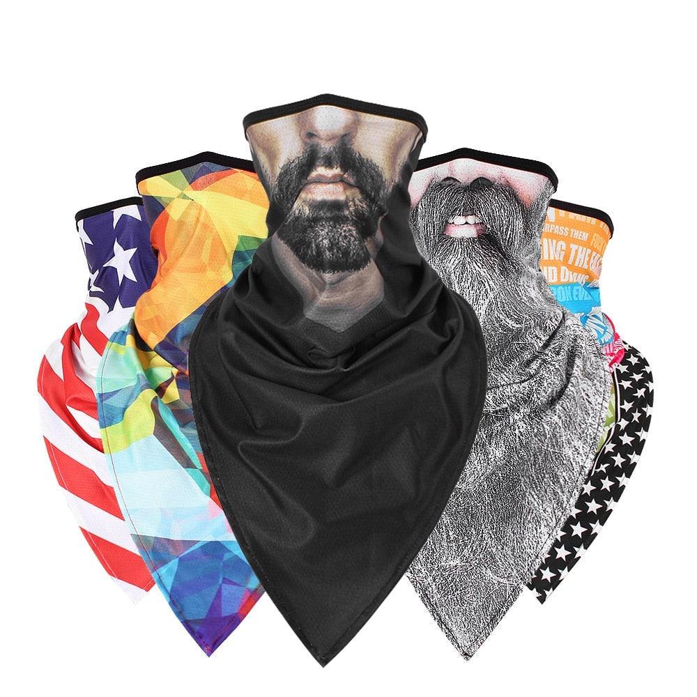 Summer Breathable Mesh Bandana Running Cycling Face Mask Hunting Skiing Bicycle Hiking