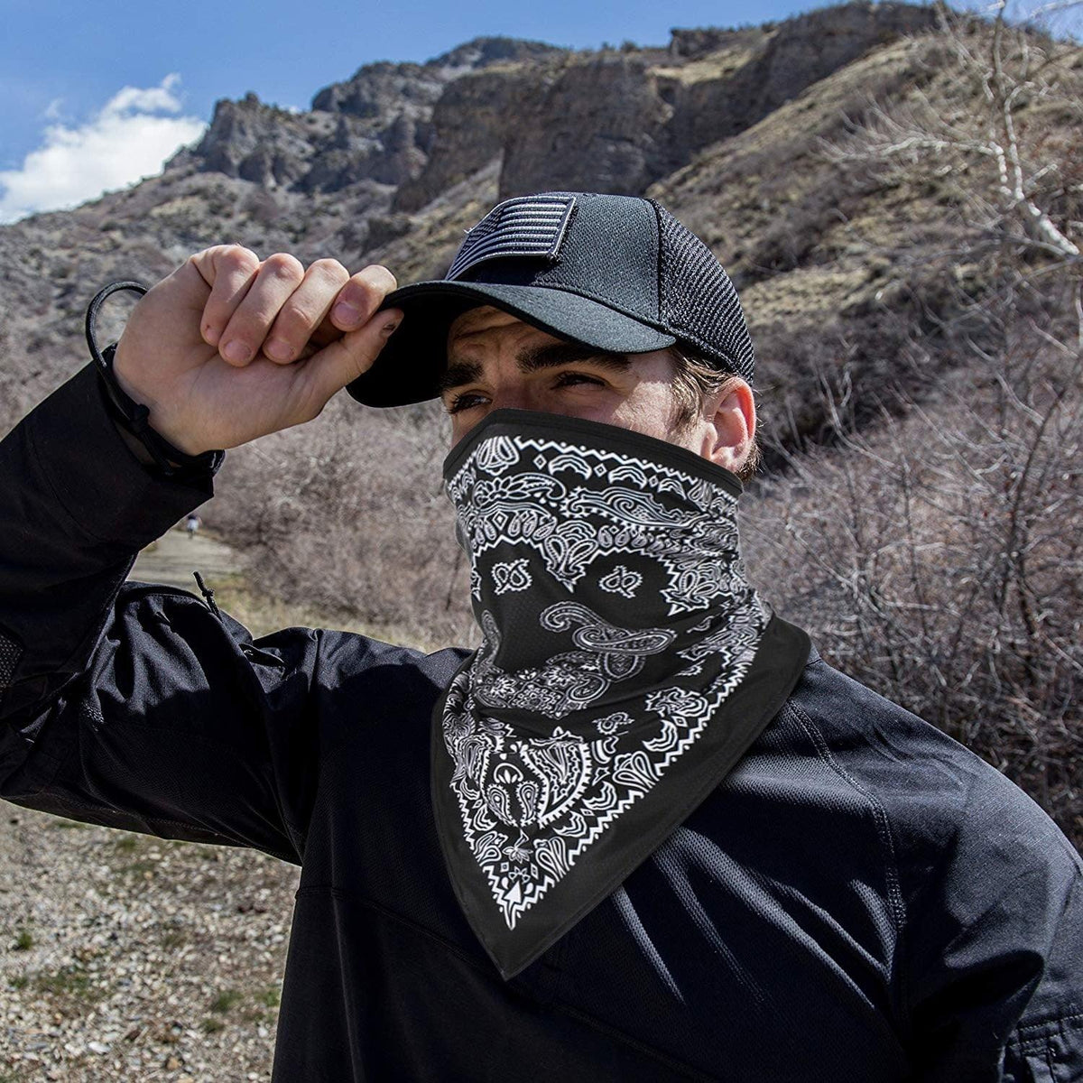 Summer Breathable Mesh Bandana Running Cycling Face Mask Hunting Skiing Bicycle Hiking