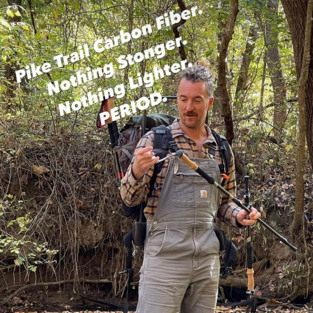 Pike Trail Carbon Fiber Trekking Poles Lightweight, Adjustable Hiking for Every Adventure