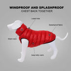 Warm Winter Dog Clothes Reversible Coat 3 Layer Thick Waterproof for Small Large Dogs