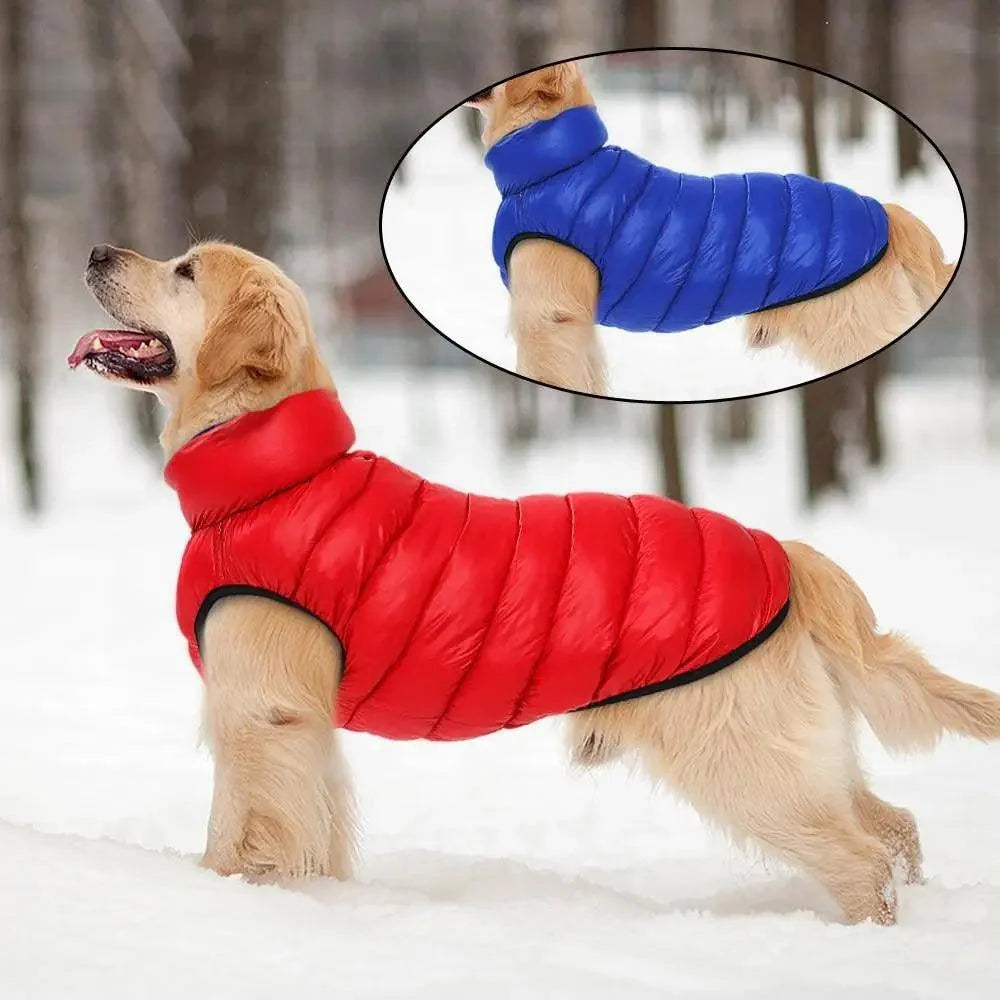 Warm Winter Dog Clothes Reversible Coat 3 Layer Thick Waterproof for Small Large Dogs