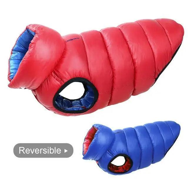 Warm Winter Dog Clothes Reversible Coat 3 Layer Thick Waterproof for Small Large Dogs