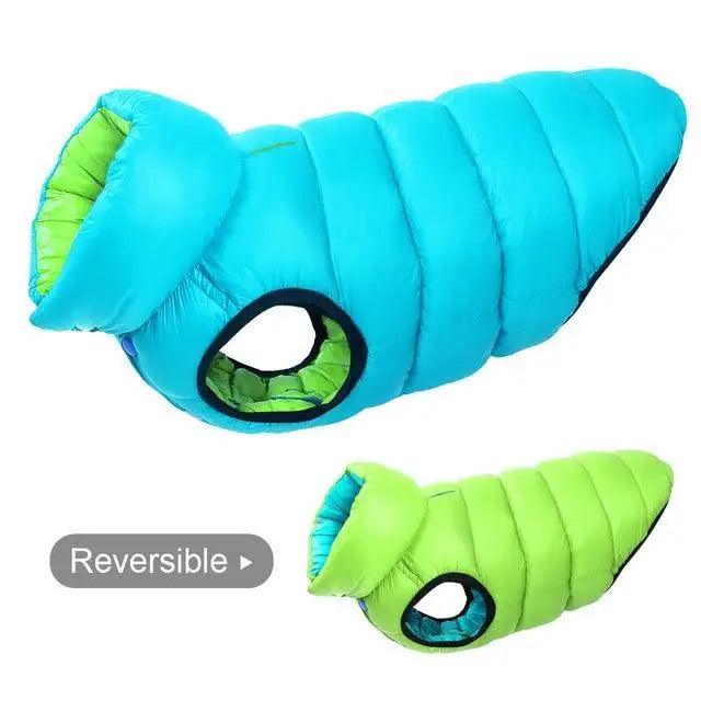 Warm Winter Dog Clothes Reversible Coat 3 Layer Thick Waterproof for Small Large Dogs